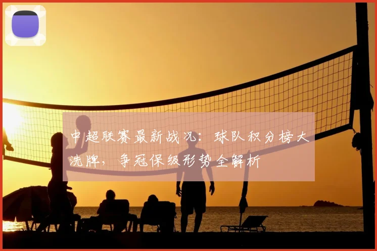 中超联赛最新战况:球队积分榜大洗牌,争冠保级形势全解析